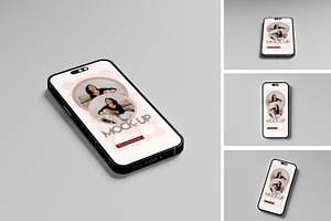 iphone 15 pro, an iPhone Mockup by kebunmockup