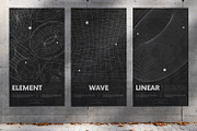 Posters with wireframes shapes | 1, a Graphic by MaximGertsen (Thumbnail 4 of 6)