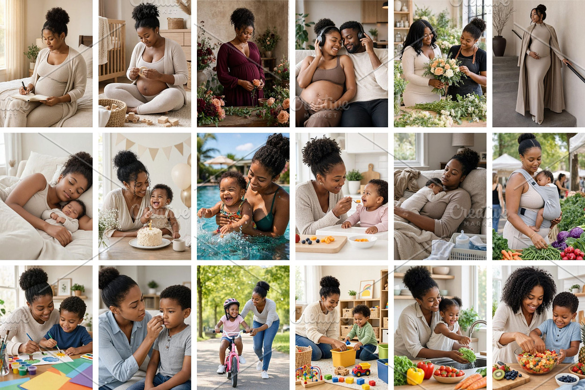 190 Melanin Motherhood Photos, a Person Photo by Selenique Studio (Photo 6 of 15)