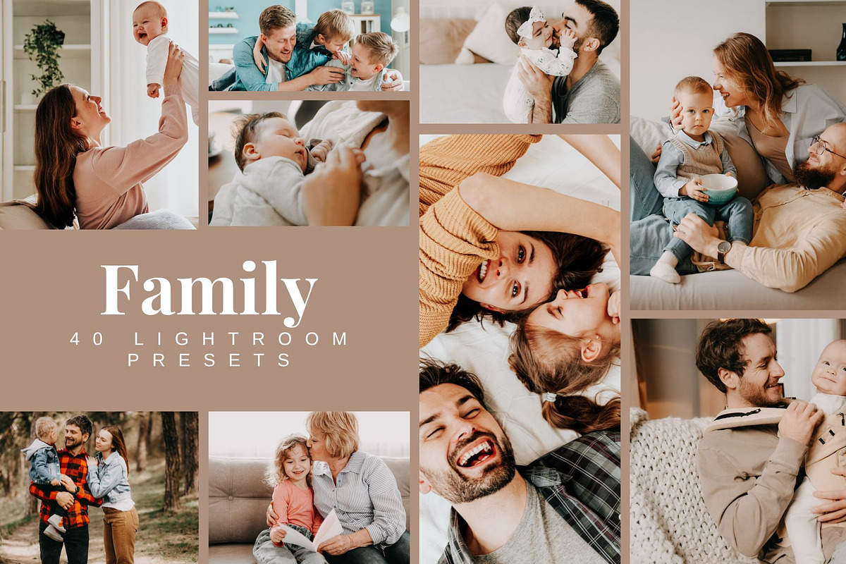40 Family Lightroom Presets, a Preset Add-On by Oak Digital Studios (Photo 2 of 9)