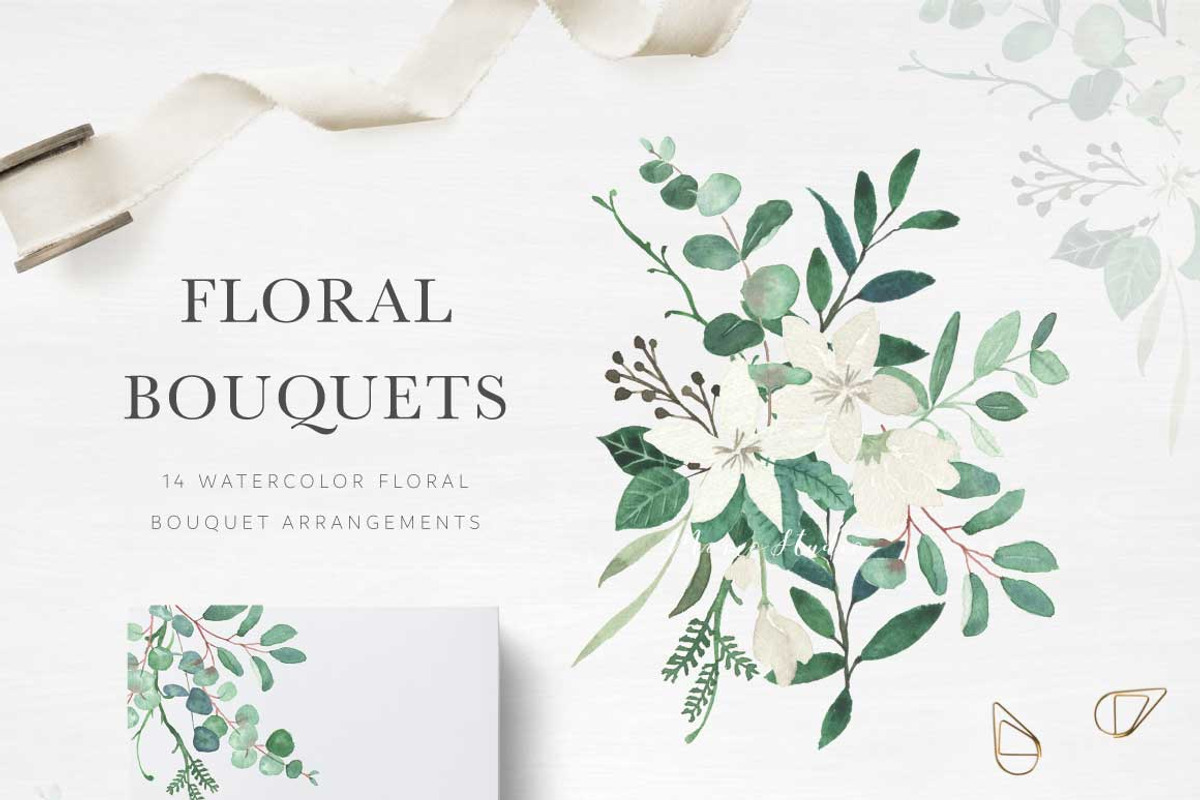 Modern Botanicals Florals & Leaves, an Illustration by Momo Studio (Photo 5 of 15)