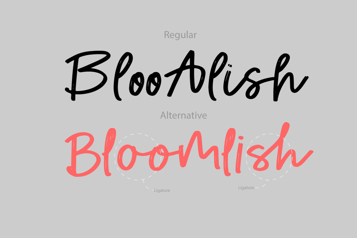 Playful | Handlettered Font preview 6