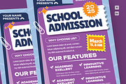 Creative School Admission Flyer, a Flyer Template by MMPixelCraft (Thumbnail 4 of 4)
