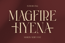 Magfire Hyena Modern Serif Font