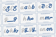 MN Managa Script - Handwritten Font, a Script Font by Mantra Naga (Thumbnail 8 of 15)