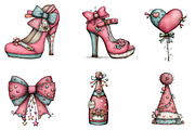 Happy New Year Clipart, an Illustration by CreationArt (Thumbnail 5 of 7)