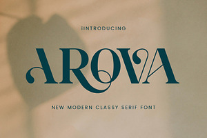 AROVA - Modern Classy Serif
