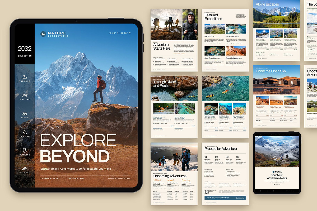 Digital Adventure Travel Catalog, a Brochure Template by BrandPacks (Photo 5 of 5)