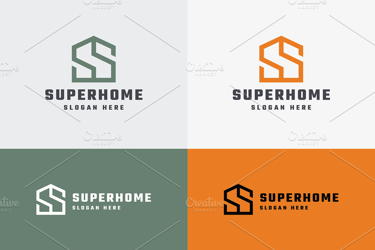 Super Home Letter S Logo, a Branding & Logo Template by Design_Planet (Photo 1 of 5)