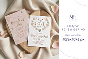 Wedding Invitation Cards Mockup 5x7, a Mockup by Mie Mockup Studio (Thumbnail 3 of 7)
