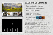 4x6 Photo Card Collage Template Pack, a Card Template by Loveurstyle Designs (Thumbnail 4 of 4)