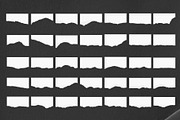 Torn Paper Textures & Ripped Mockups, a Texture Graphic by Gravito (Thumbnail 9 of 9)