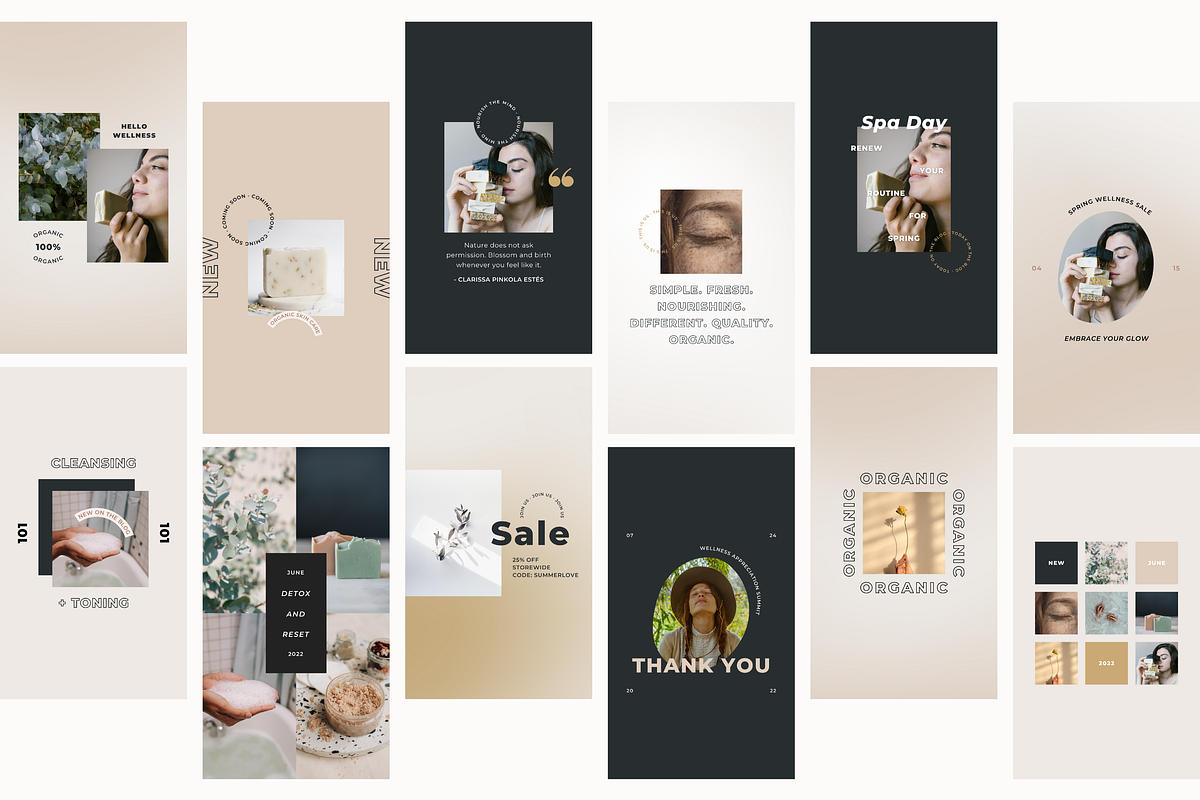 150 Canva Instagram Templates, a Social Media Template by Erin Cassidy (Photo 15 of 27)