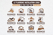Flooring Instalation Logo Bundle, a Branding & Logo Template by Guavanaboy (Thumbnail 1 of 3)