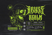 Violent Brave Brutalism Typeface, a Blackletter Font by alit design (Thumbnail 3 of 22)