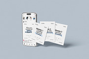 Social Post & Phone Screen Mockup, a Merchandise Mockup by Gatamotion (Thumbnail 4 of 5)