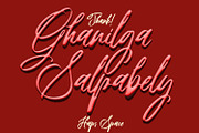 Ghanilga Salpabely Sophisticated, a Handwritten Font by Haps Space (Thumbnail 9 of 9)