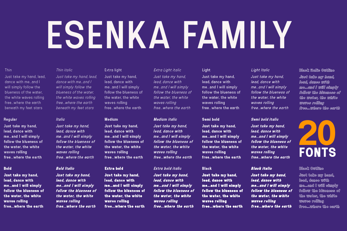 Esenka, a Sans Serif Font by Differentialtype (Photo 6 of 12)