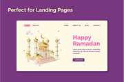 3d Ramadan Icons Set Vector, an Object 3D Model by 35lab (Thumbnail 6 of 6)