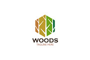 Woods Furniture Architecture Logo, a Branding & Logo Template by Signatoro (Thumbnail 1 of 3)