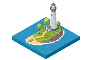 An Isometric view of a charming, an Animal Illustration by Golden Sikorka