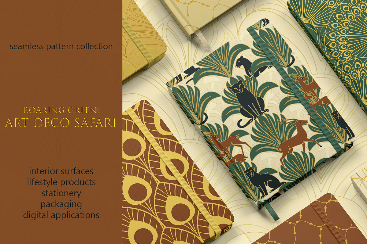 Art Deco | Seamless Patterns, a Pattern Graphic by Svetlana Lerie (Photo 7 of 9)