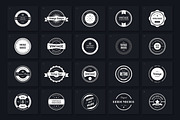 200 Retro Badges, a Branding & Logo Template by Amito Vectors (Thumbnail 5 of 11)