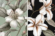 Botania | Botanical Floral Patterns, a Pattern Graphic by LEAFure (Thumbnail 6 of 10)