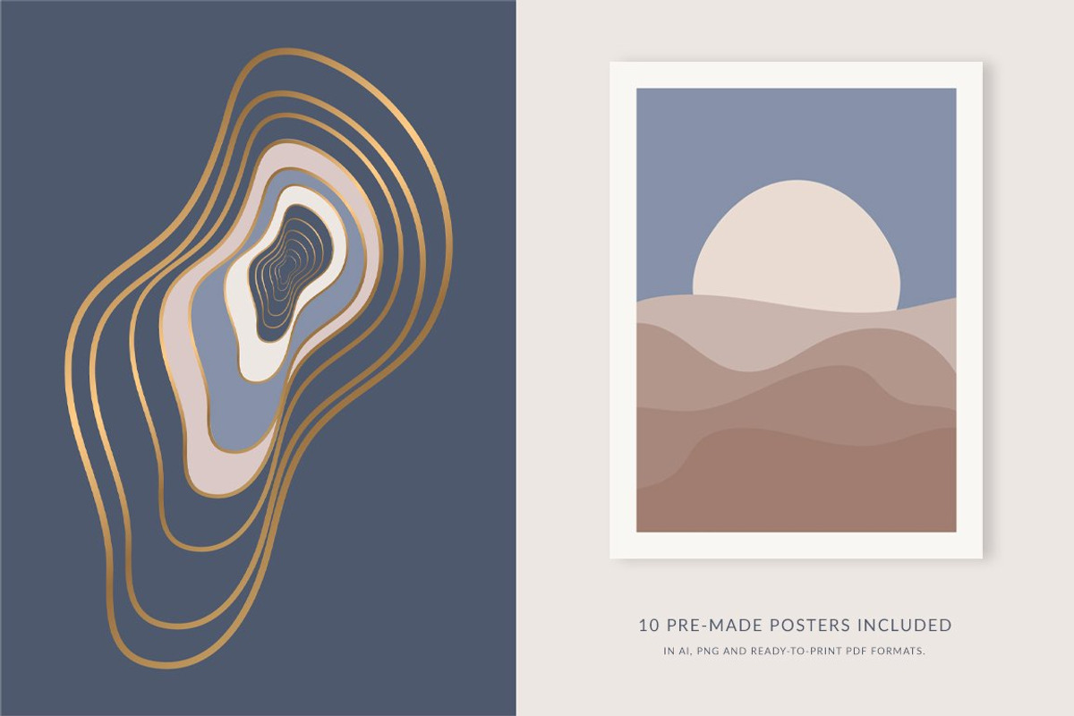 ABSTRACT BUNDLE, a Decorative Illustration by Eesome Design Studio (Photo 19 of 23)
