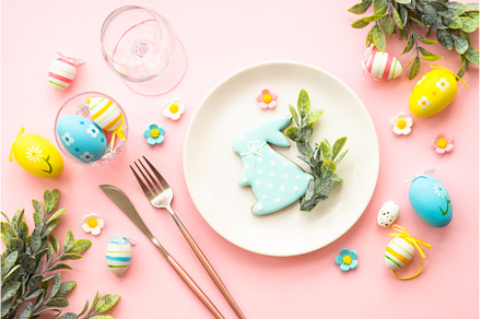 Easter table setting, Easter food, a Food & Drink Photo by Nadia-nb