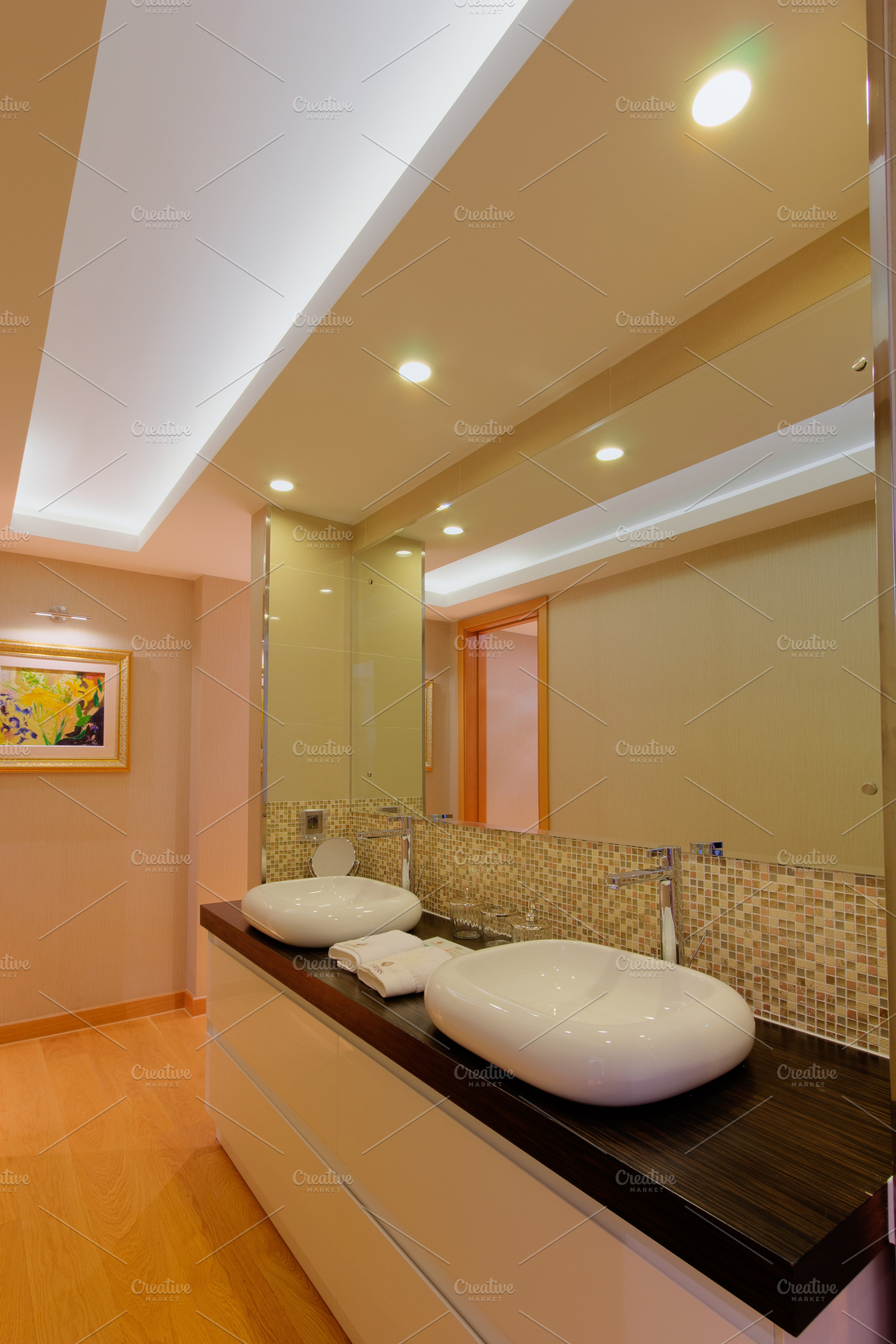 Bathroom containing bath, bathroom, and cabin, an Architecture Photo by oyunerdene99