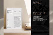 Gray Modern Minimalist CV Resume, a Resume Template by Creatif Foundry (Thumbnail 6 of 7)