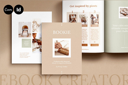 eBook / CANVA, INDD / Elegant, a Magazine Template by Mirazz