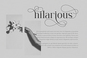 Blessing Melody - Stylish Serif, a Serif Font by epicatype (Thumbnail 8 of 10)