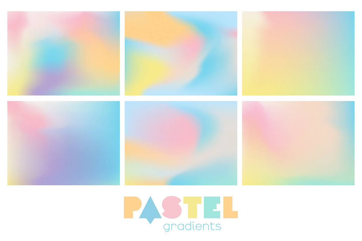 Pastel Gradients Backgrounds, a Texture Graphic by Chus Moreno Studio (Photo 7 of 12)