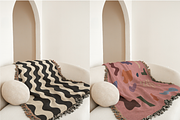 Throw Blanket Mockup PSD + PNG, a Household Mockup by VisualGrid (Thumbnail 2 of 5)
