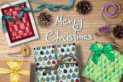 Christmas seamless patterns, a Pattern Graphic by SomStock (Thumbnail 1 of 5)