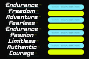 Landmark Authentic Experience Modern, a Sans Serif Font by timelesstype.co (Thumbnail 6 of 10)