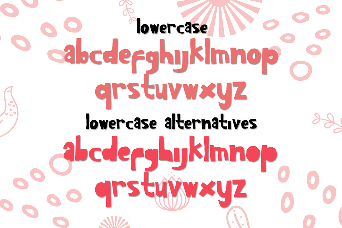 SkitCut - Fun Cut Font preview 7