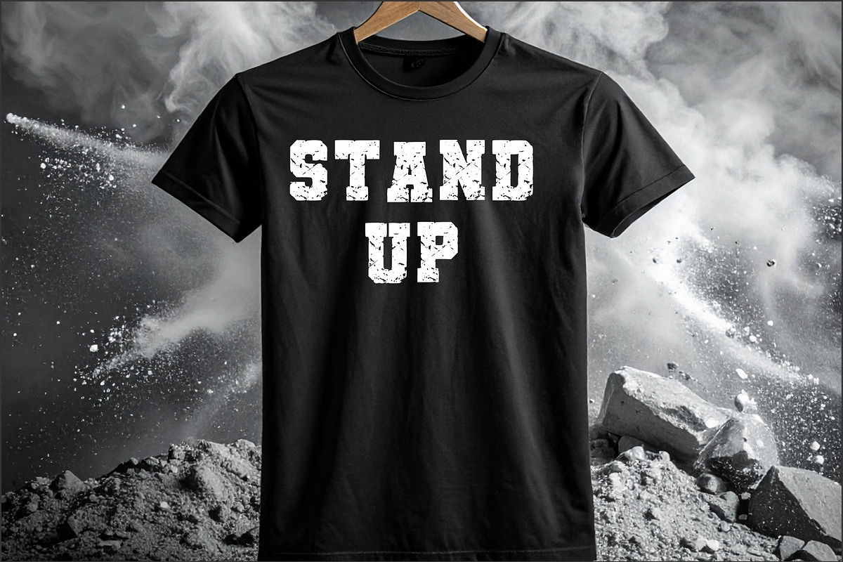 Vintage College Grunge Display Font, a Blackletter Font by Fourteen Letter (Photo 3 of 5)