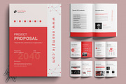 Business Project Proposal Template, a Brochure Template by MightyDesign (Thumbnail 1 of 6)