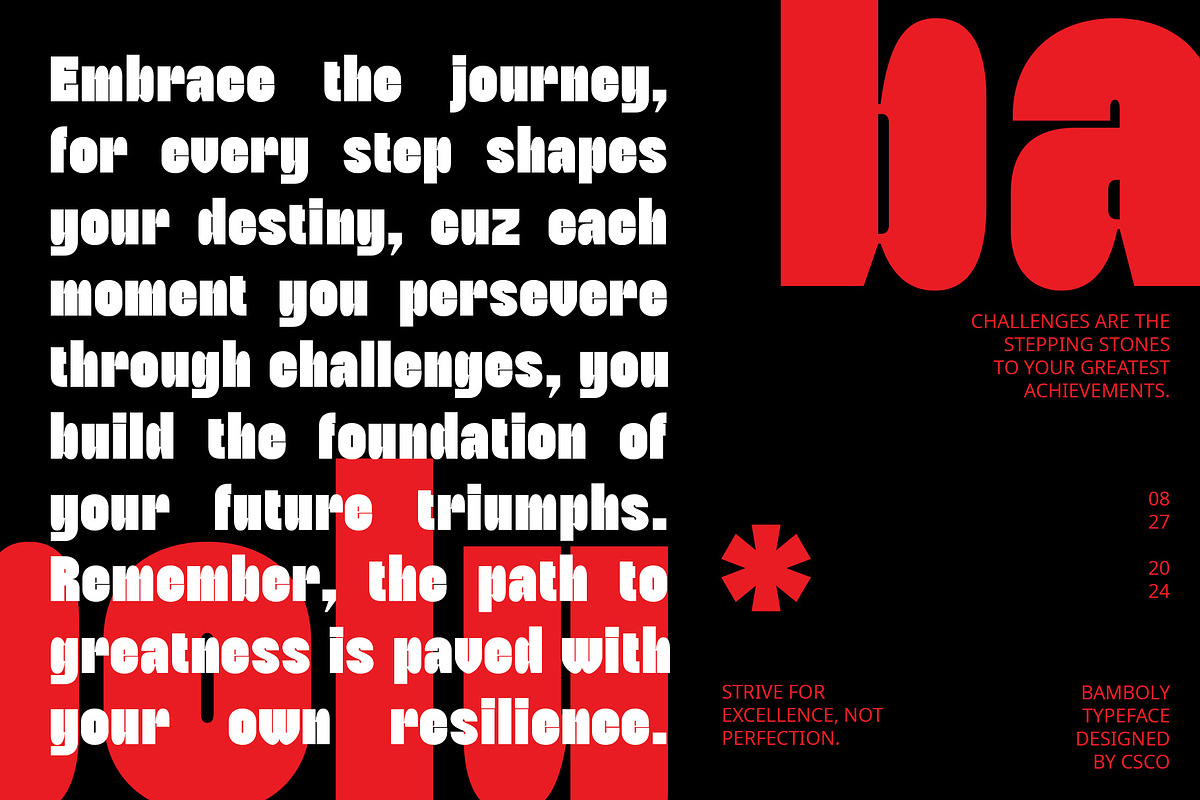 Bamboly – Bold Sans Serif, a Sans Serif Font by Craft Supply Co. (Photo 2 of 8)