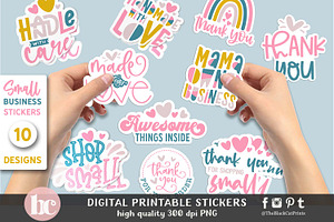 Small Business Sticker Pack PNG EPS