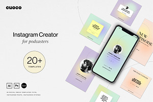 Podcast Instagram Creator Template