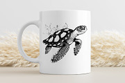 Sea Turtle SVG - Sea Turtle Clipart, an Illustration by YouniqueArtwork (Thumbnail 2 of 5)