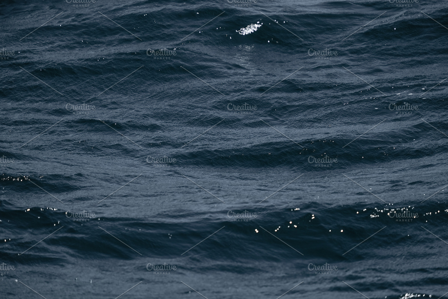 Blue Ocean Texture Close Up, a Nature Photo by Valeriia Miller