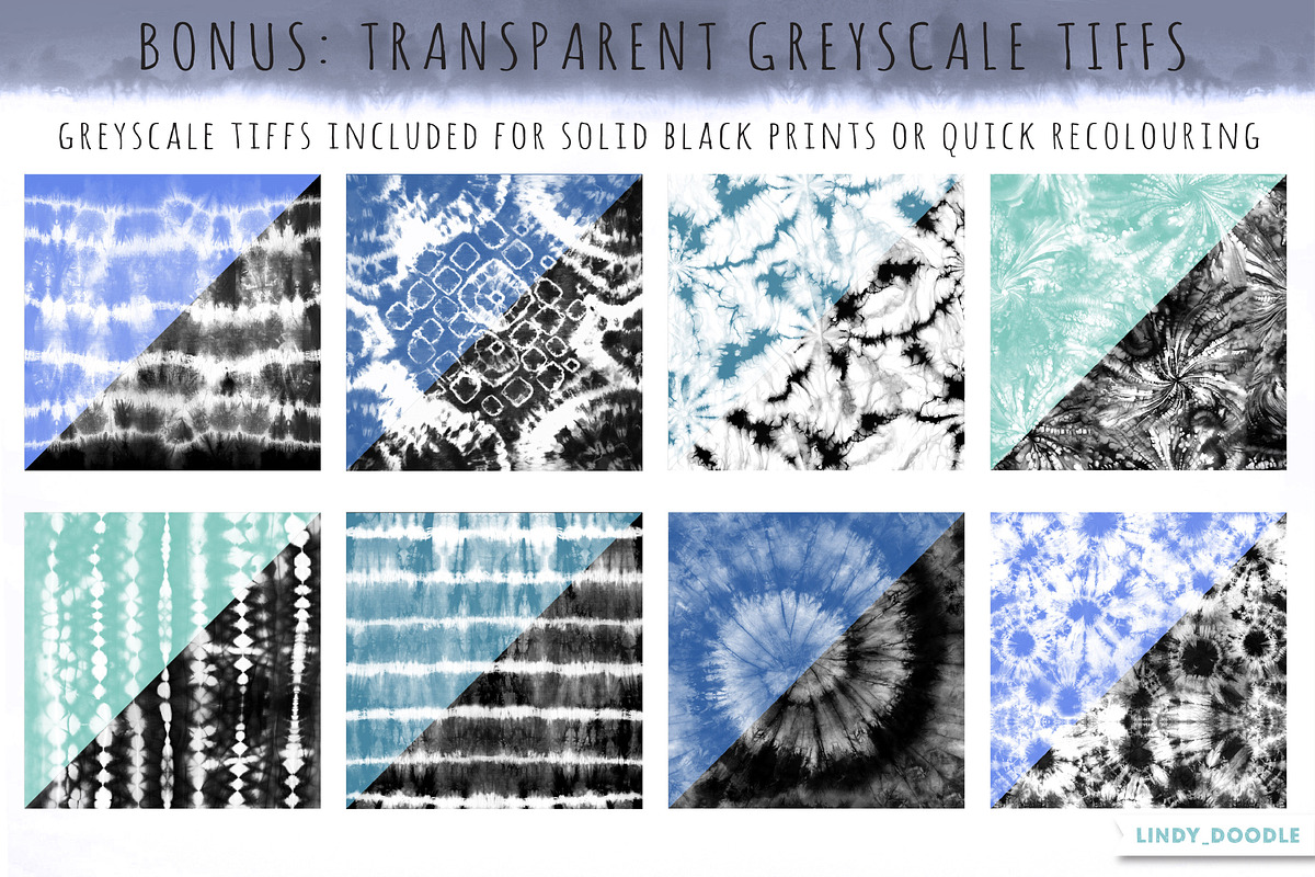 Moody Tonals Tie Dye Pack, a Pattern Graphic by Lindy_doodle (Photo 4 of 10)