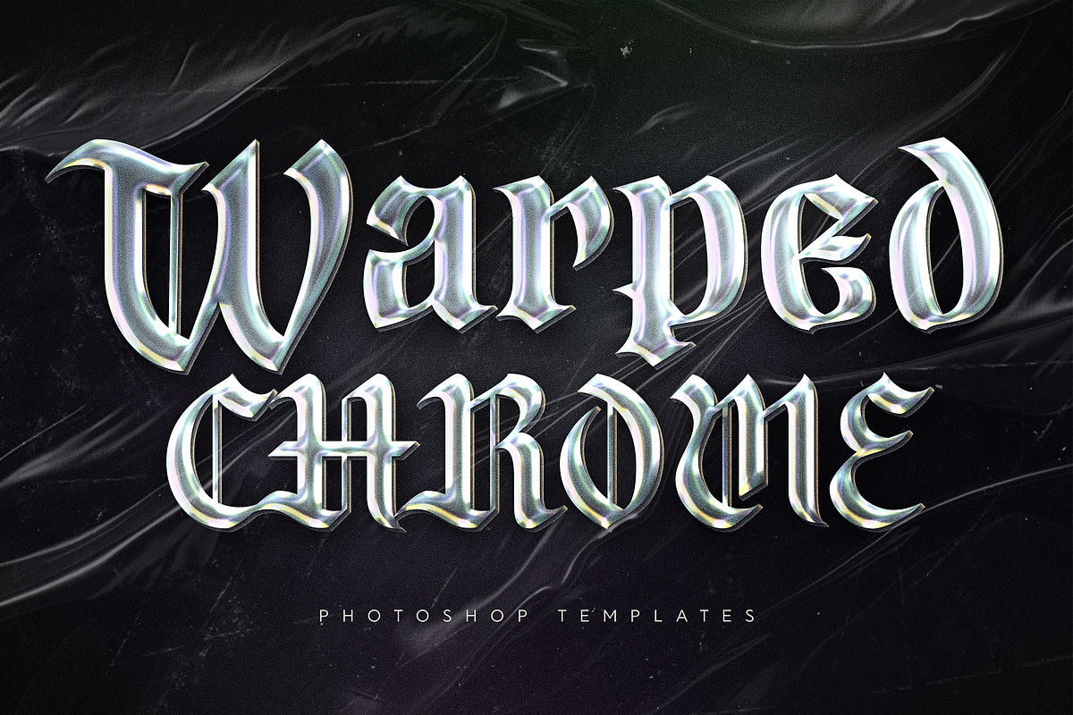 Chromium Vibes Text Effects, a Layer Style Add-On by Andrew Skoch Design (Photo 3 of 7)