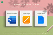ATS Resume Template | Simple Resume, a Resume Template by CreativeLandStudio (Thumbnail 6 of 10)