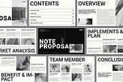 Minimal Business Proposal Template, a Presentation Template by E-Type (Thumbnail 1 of 4)